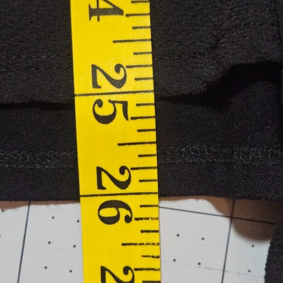 Vince Camuto Side Tie Top Black L Sleeveless Minimalist Workwear Chic Court Core - Picture 8 of 11